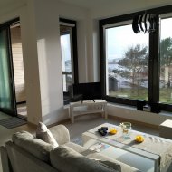 Spacious luminous living room Garbo Sea View Suite Hanko